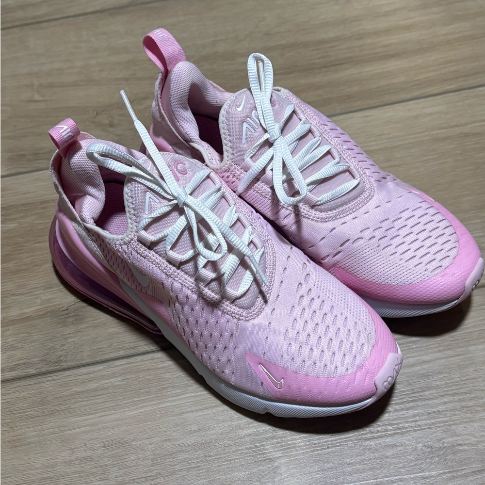Nike Air Max 270 Pink Running Shoes Youth 6Y